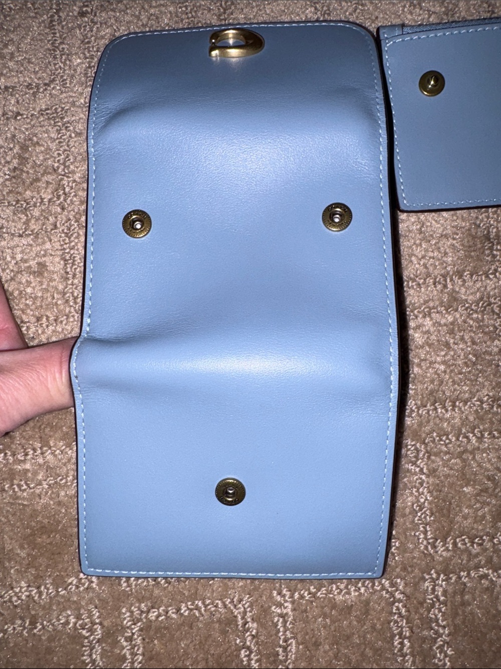 Coach Tabby Shoulder Bag in Bluebell with matching Coach Essential wallet - Picture 15 of 16